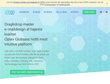 Tablet Screenshot of globase.dk